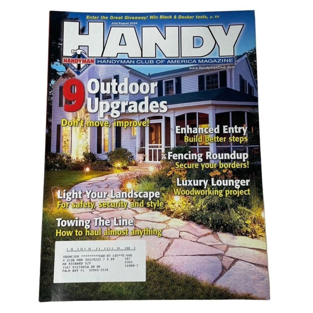 Handyman Woodworking Magazine Vol 14 Issue 77 No 4 rJul Aug 2006 Tips Tricks Tec